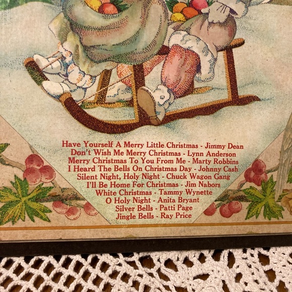 A Country Christmas Card - Vintage Vinyl Holiday LP Album - Great Graphic - Picture 2 of 15